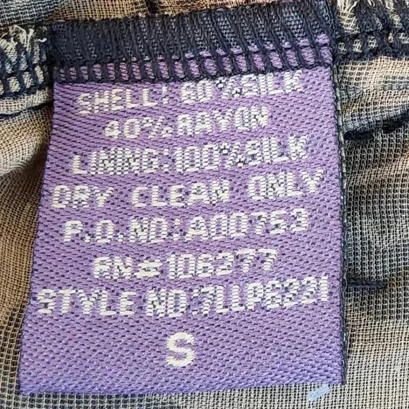 Hale Bob Flapper Velvet Silk Dress with Black Applique Size Small - Picture 9 of 9